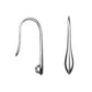 Tiny Marquise Loop + Hook Earwire (Sterling Silver) - 1 pair-The Bead Gallery Honolulu