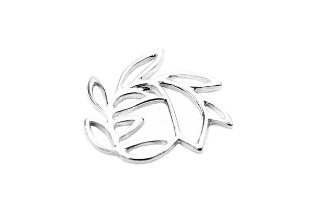 Laurel Wreath Link (Sterling Silver) - 1 pc.