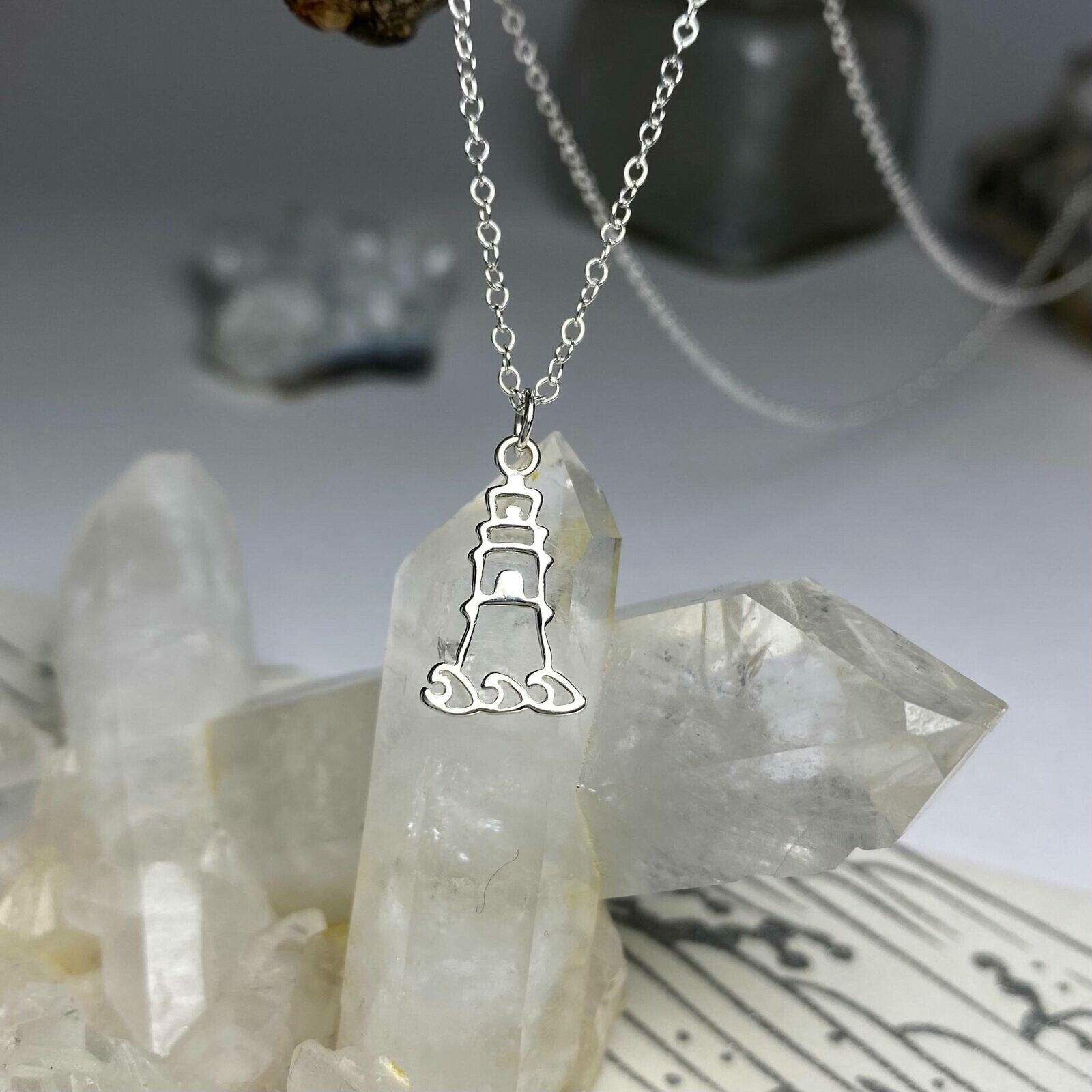 Lighthouse Charm (Sterling Silver) - 1 pc.