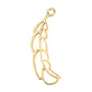 Eagle Feather Charm (2 Metal Options Available) - 1 pc.