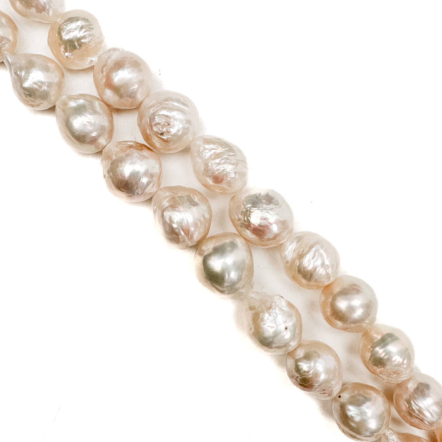 Baroque Freshwater Pearl 11-15mm Premium Bead - 8" Graduated Strand-The Bead Gallery Honolulu