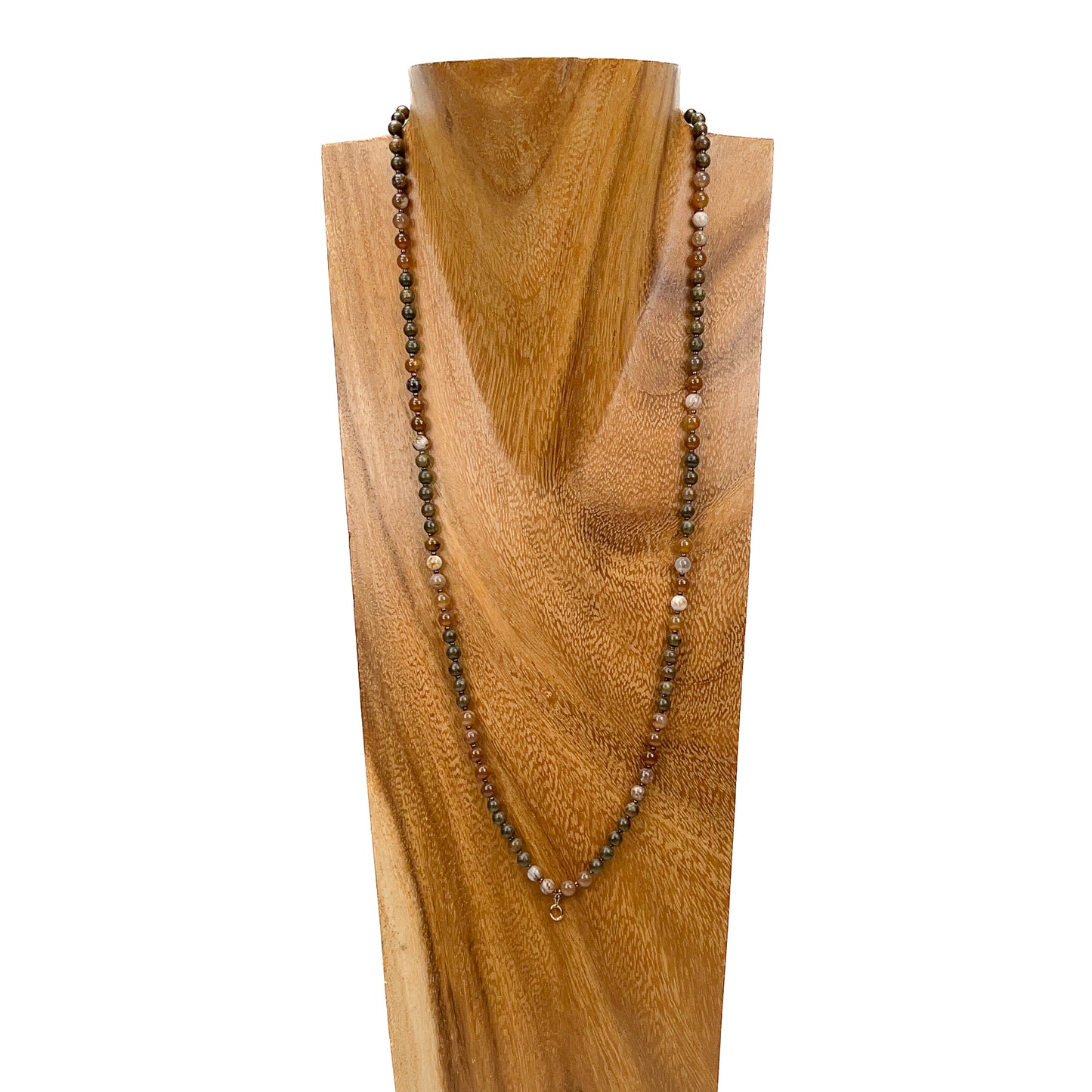 Earth Day is Everyday! Mala Necklace Starter Kit - Brown Agate (4 Options Available)