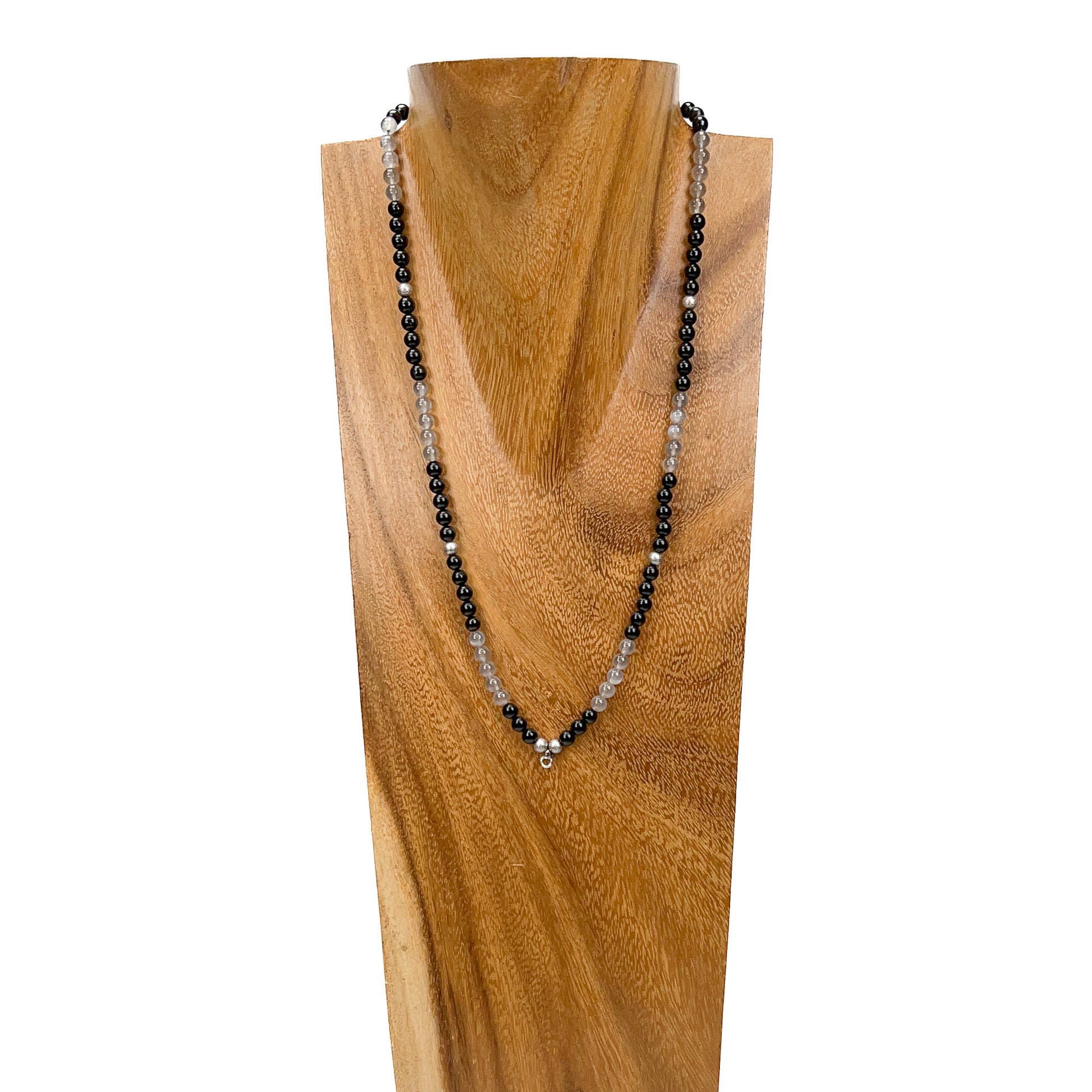 Earth Day is Everyday! Mala Necklace Starter Kit - Gray Moonstone (4 Options Available)