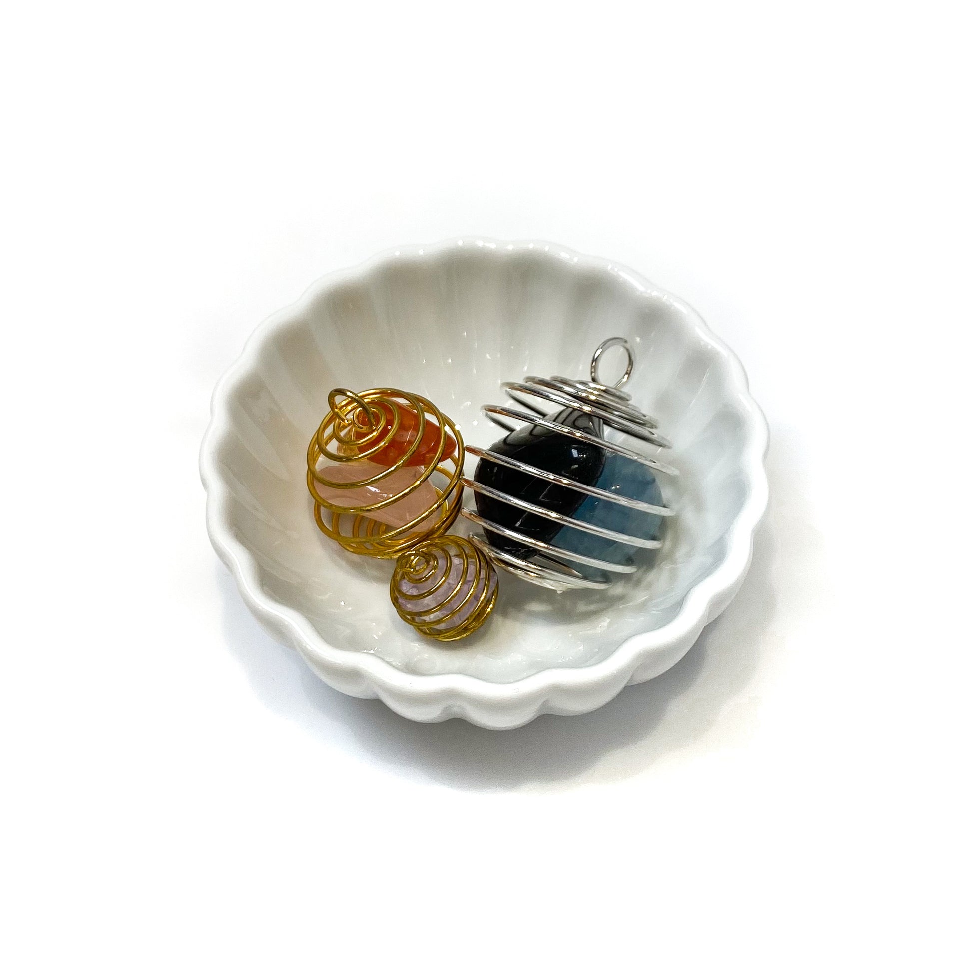 Silver Tone Large Gemstone Cage (2 Quantities Available)
