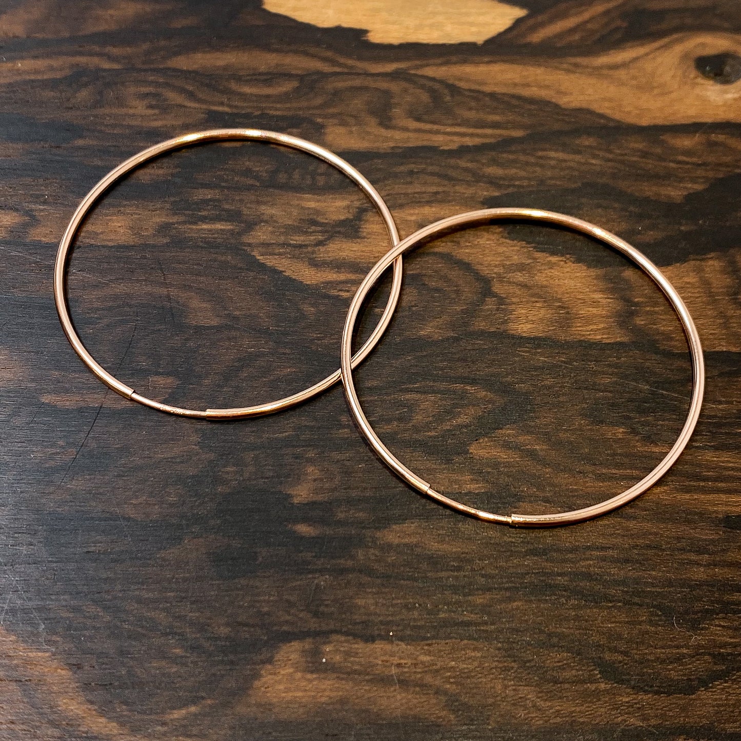 45mm Endless Hoop Earring (3 Metals Available) - 1 pair