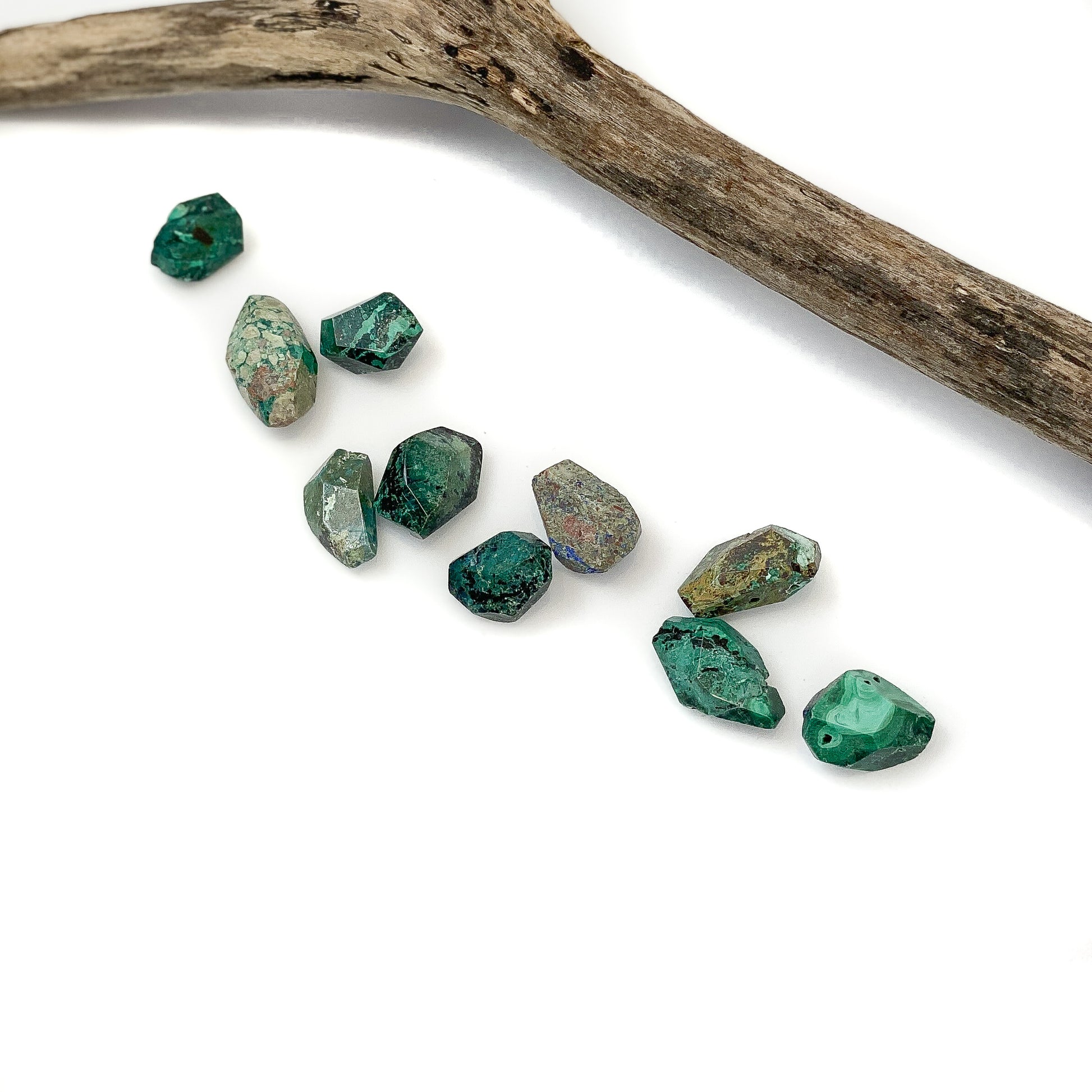 Azurite Simple Cut Nugget Size Varies Bead - 1pc.