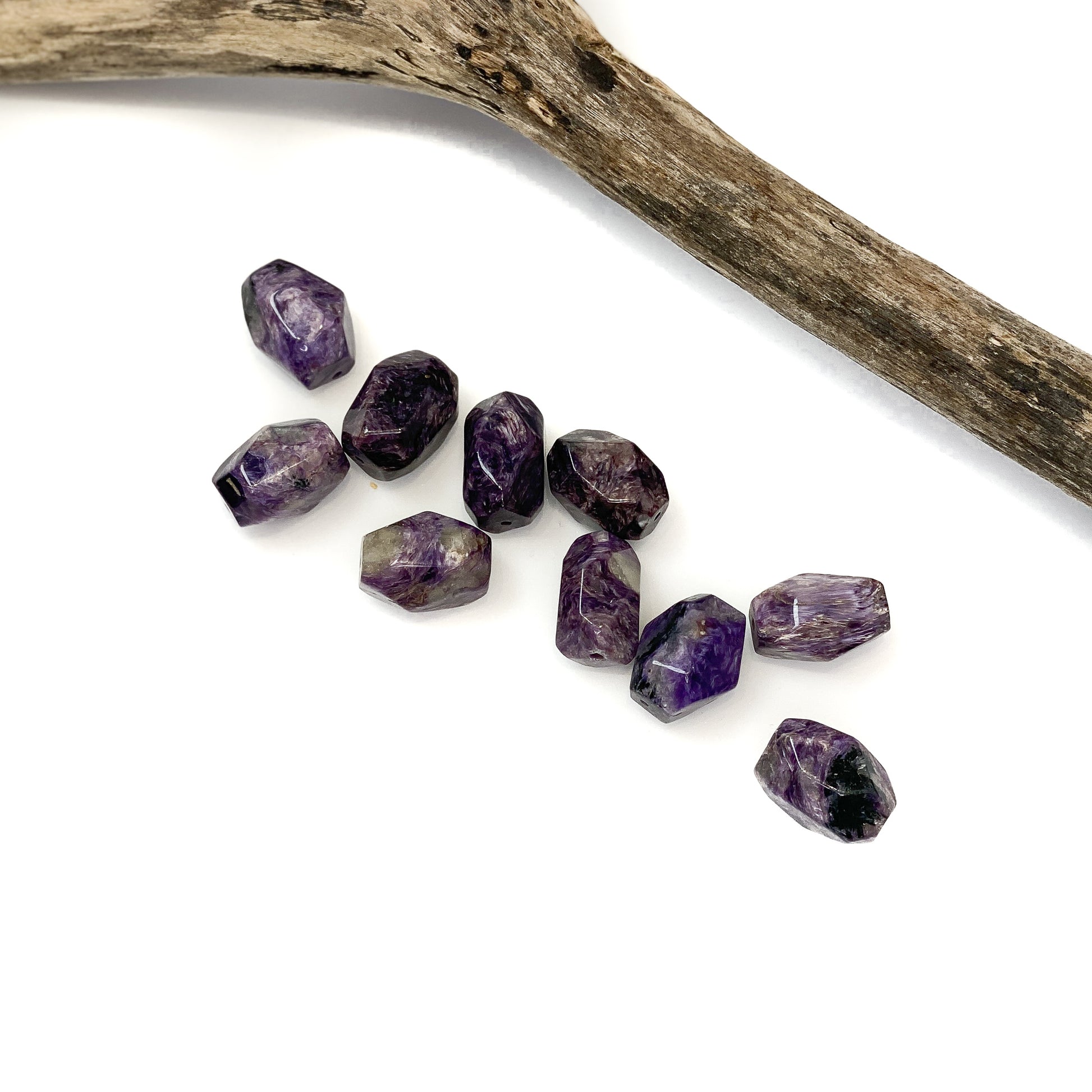 Charoite Bead - 18mm Large Chunky Nugget