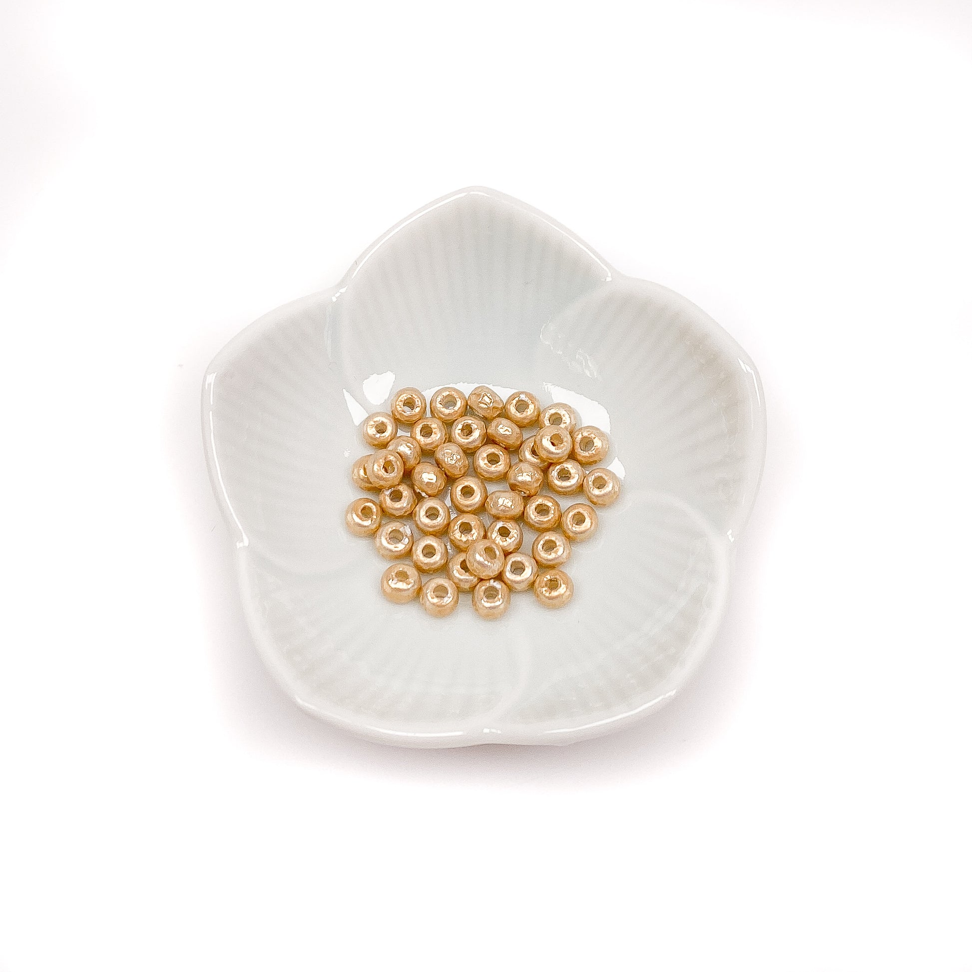 Antique Gold Pearl Seed Bead - Miyuki 6/0 Baroque