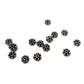 Daisy Spacer 4mm (Oxidized Sterling Silver) - 15 pcs.