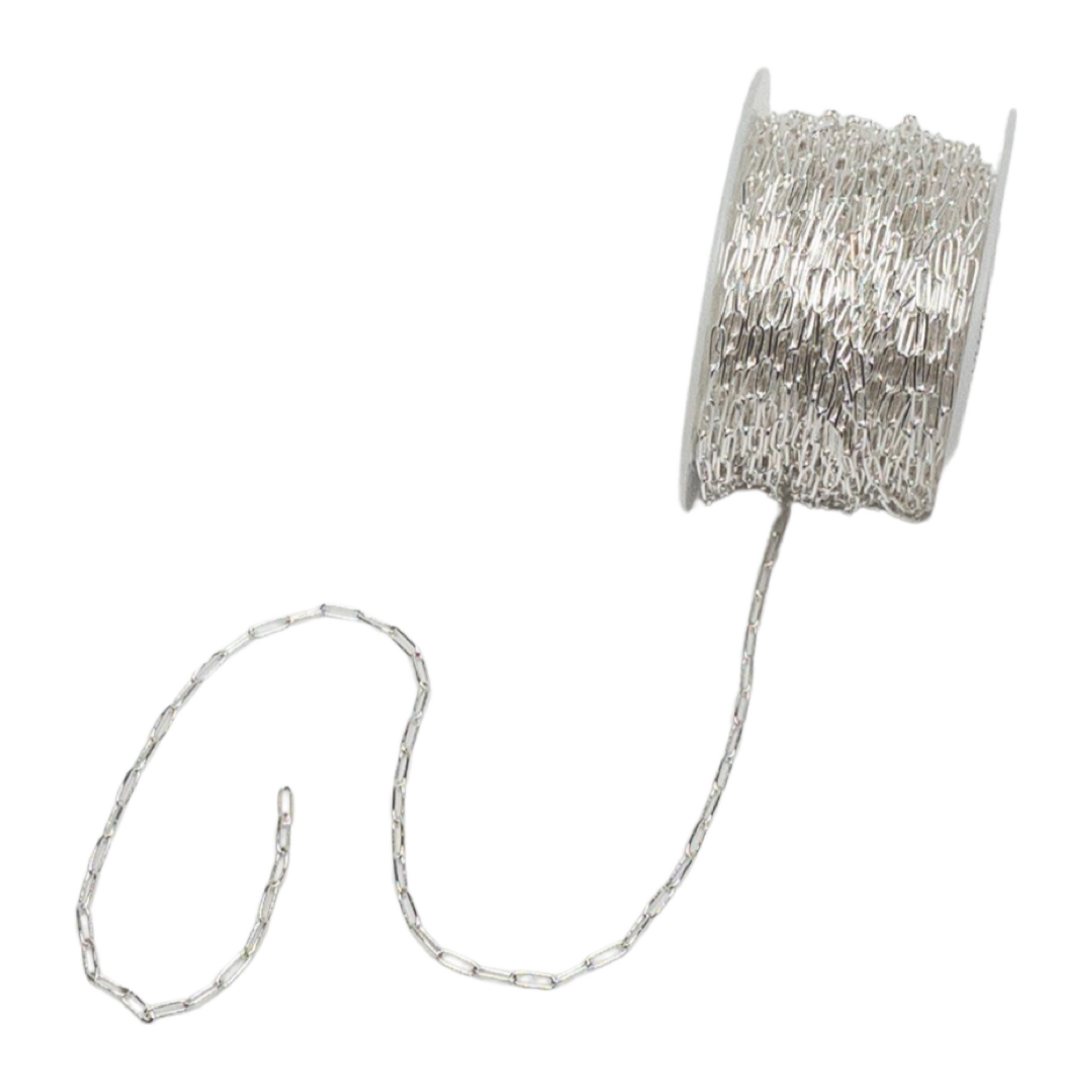 5.9mm Paperclip Cable Chain (2 Colors Available) - 1 ft.