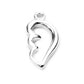 Baby Angel Wing Charm (Sterling Silver) - 2 pcs.