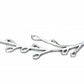 Long Droplet Branch Link (Sterling Silver) - 1 pc.