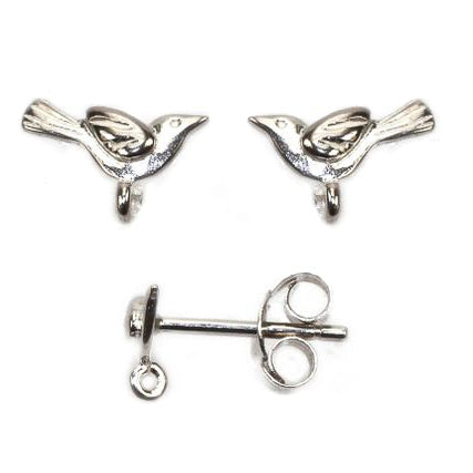 Songbird Post Earrings (Sterling Silver) - 2 pcs.
