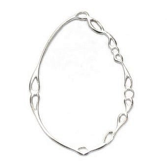Large Circlet Link (Sterling Silver) - 1 pc.