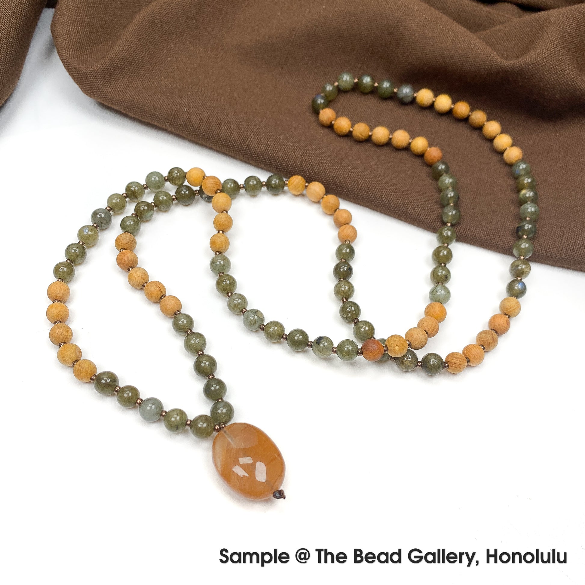 Earth Day is Every Day! Mala Necklace Starter Kit - Sage Labradorite (4 Options Available)