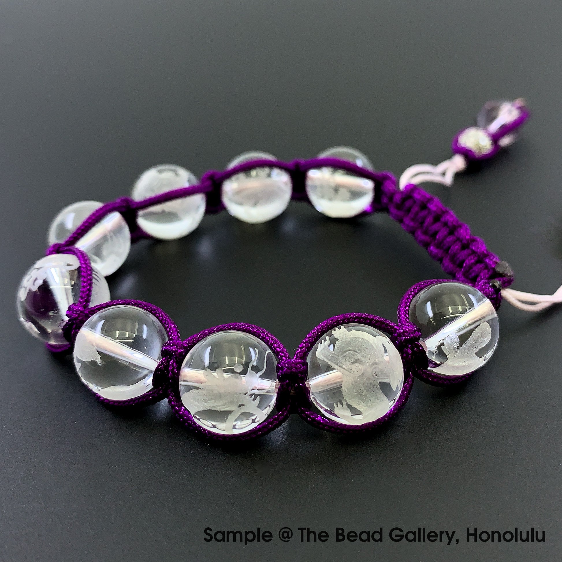 9 Dragon Sons Crystal Quartz Beads