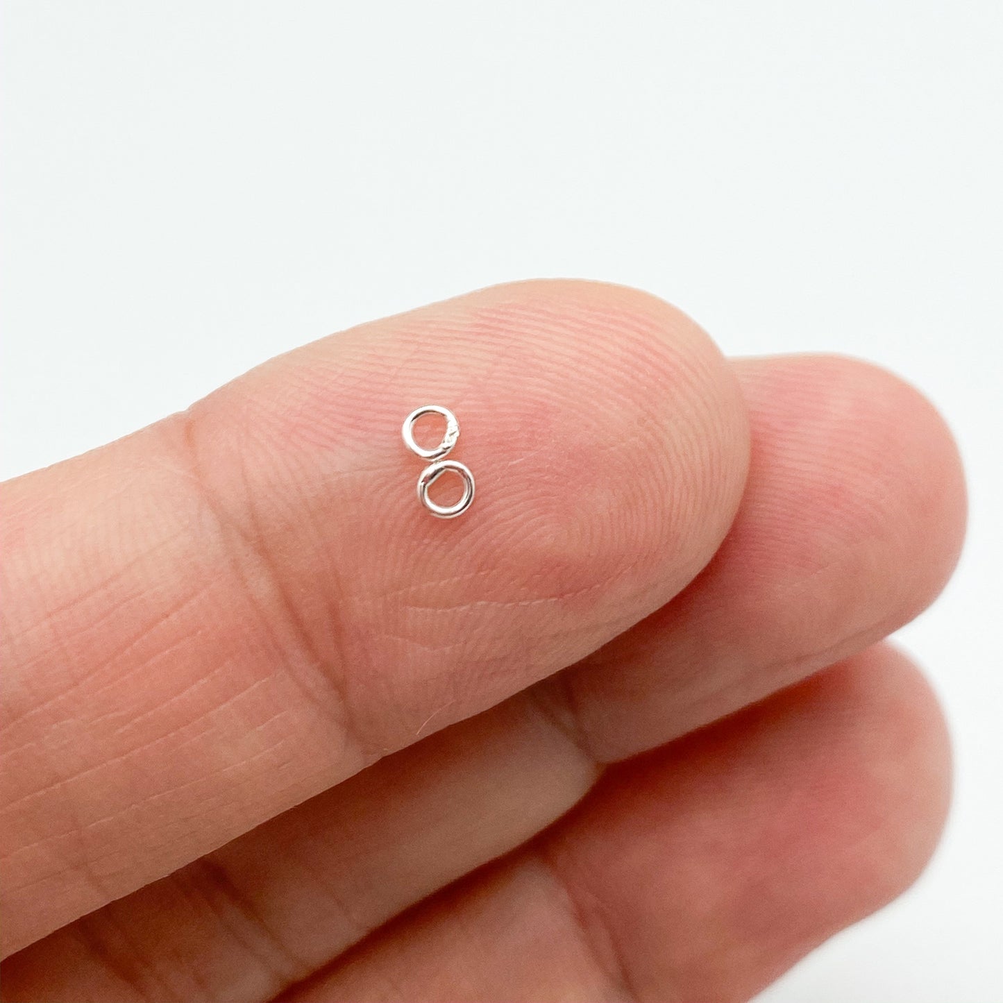 Jump Ring Soldered Closed 2.5mm (Sterling Silver) - 25 pc.