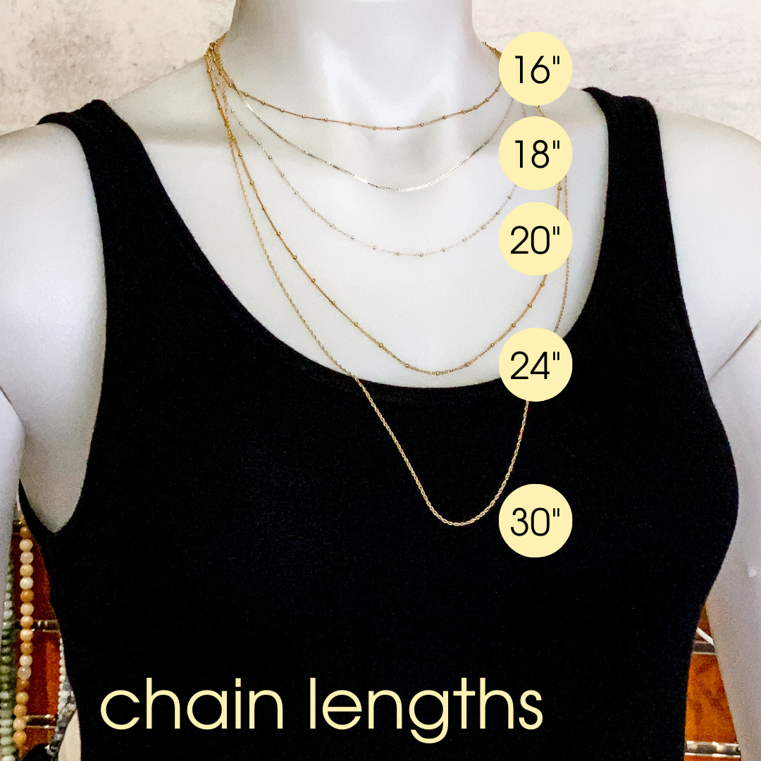 16" Satellite Necklace Chain (Gold Filled)