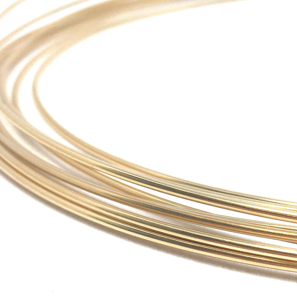 22 Gauge Half Round Half Hard 14/20 Gold Filled Wire: Wire Jewelry, Wire  Wrap Tutorials