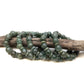 Jade 10-11mm Rustic Round & Washer Bead Stretchy Bracelet