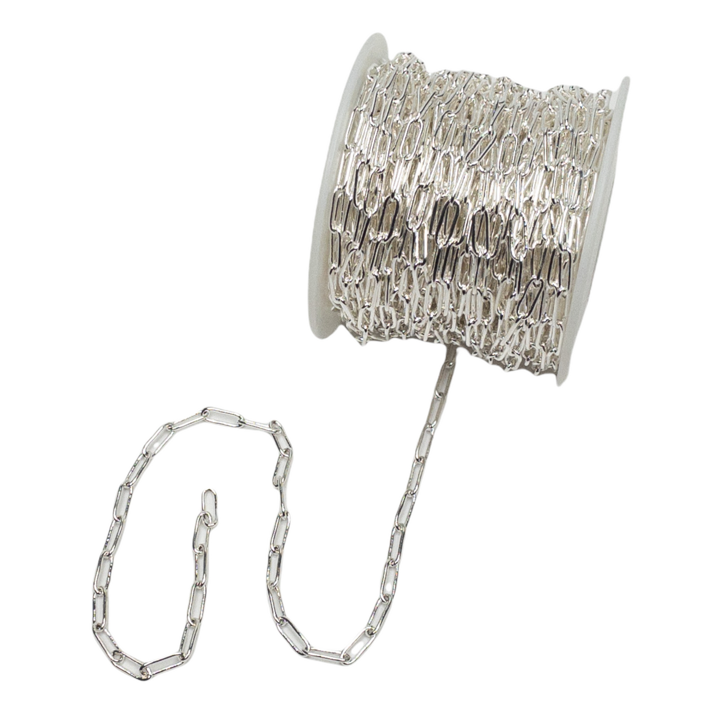 11 x 4.25mm Paperclip Cable Chain (3 Colors Available) - 1 ft.