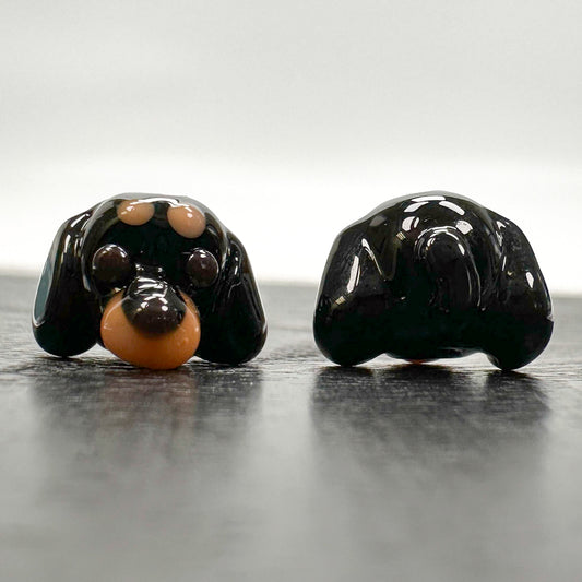 Chibi Beads - Dachshund Black-The Bead Gallery Honolulu