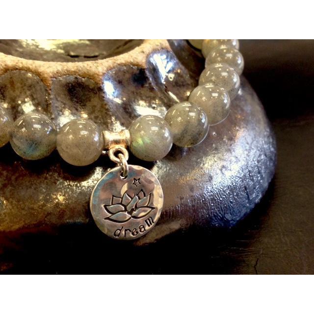 Lotus Round Charm - A Bead Gallery Exclusive