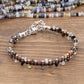 Mixed Gemstone Strand w/Sapphires - 3mm Faceted Rondelles