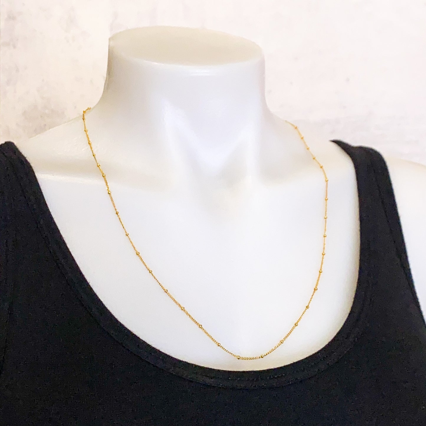24" Satellite Necklace Chain (Gold Filled)