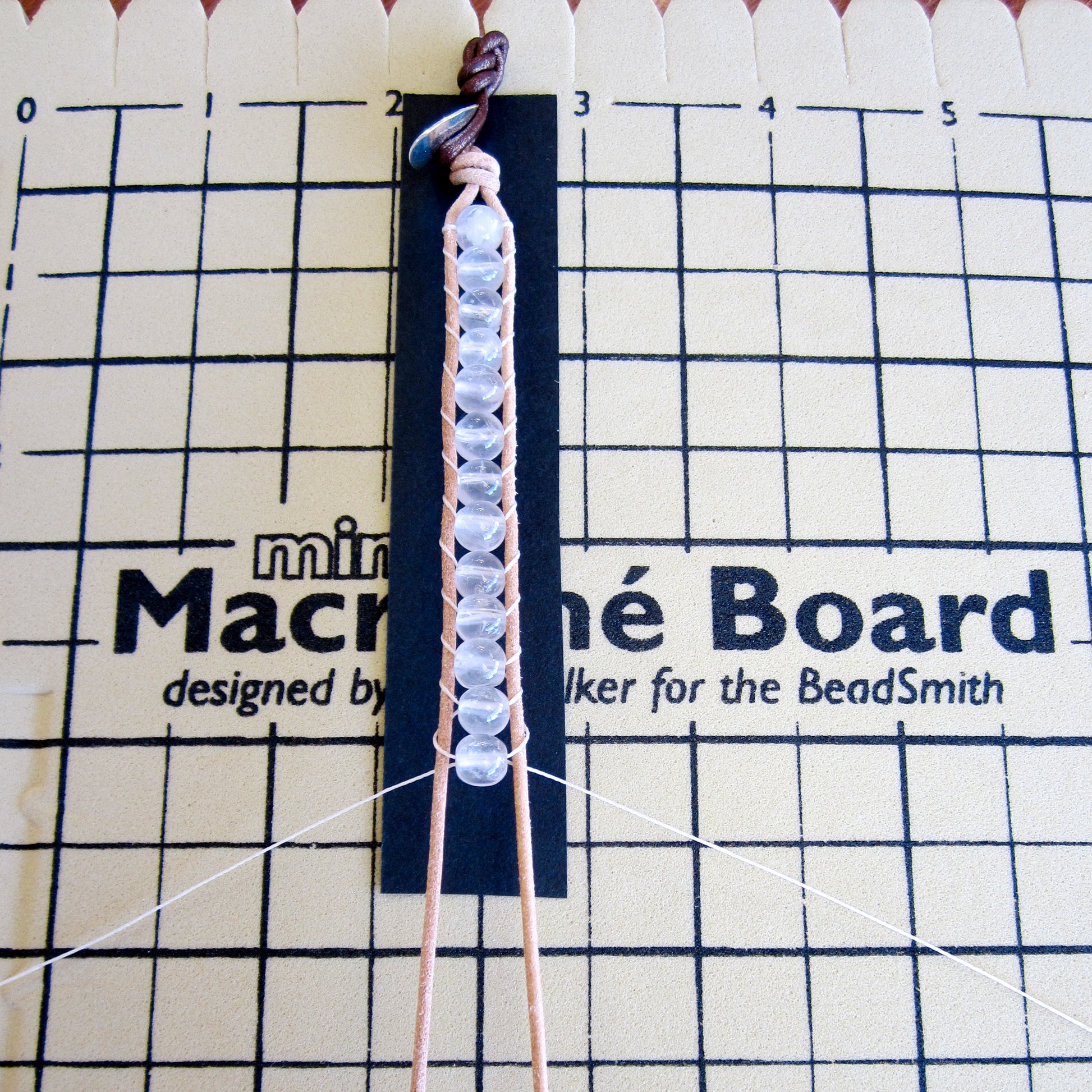 Macrame Board Portable with Grids Reusable Wooden Macrame