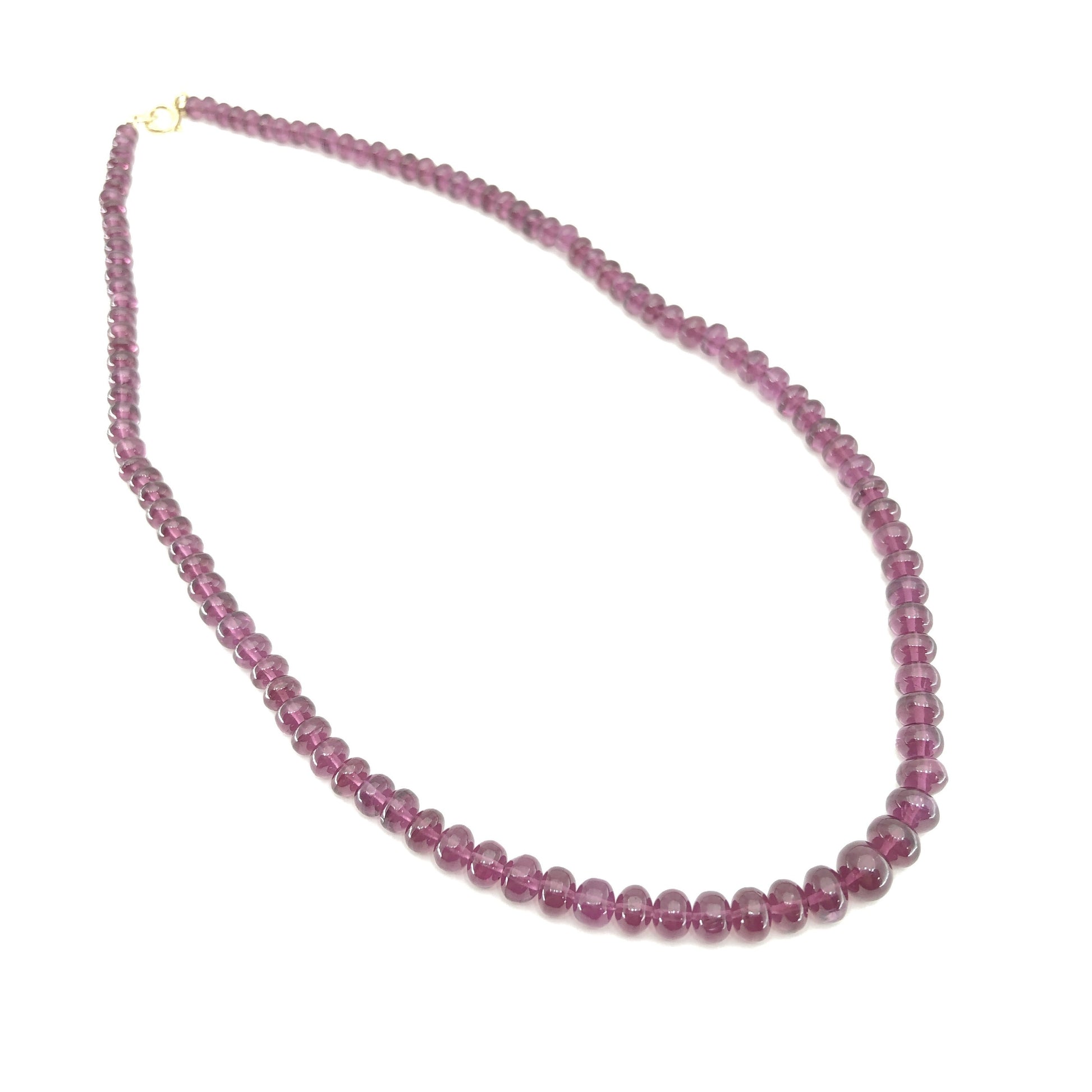 Simple Garnet Necklace